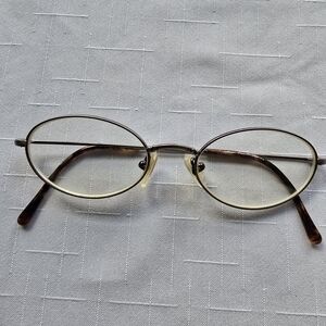 USA Glasses with Gold And Silver Frame With Tortise Shell Accent Vintage Unisex
